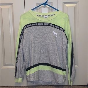 Yellow and grey top from PINK